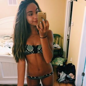 Neoprene Snakeskin Bikini